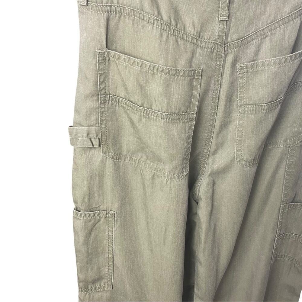 KUT Charlotte Wide Leg Cargo Pants, Khaki, Street Style, Weekend, Urban Casual 0 - Picture 10 of 11